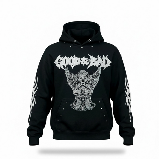 Prayers Rhinestone + Pearls Hoodie